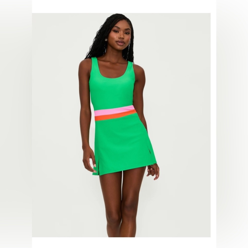 Anthropologie BEACH RIOT REMI Tennis DRESS ISLAND GREEN $138 XL